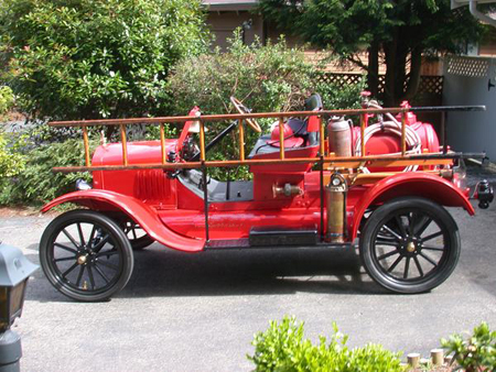 1917 Ford Model fitted with an American Lafrance Fire Chief Model B Unit